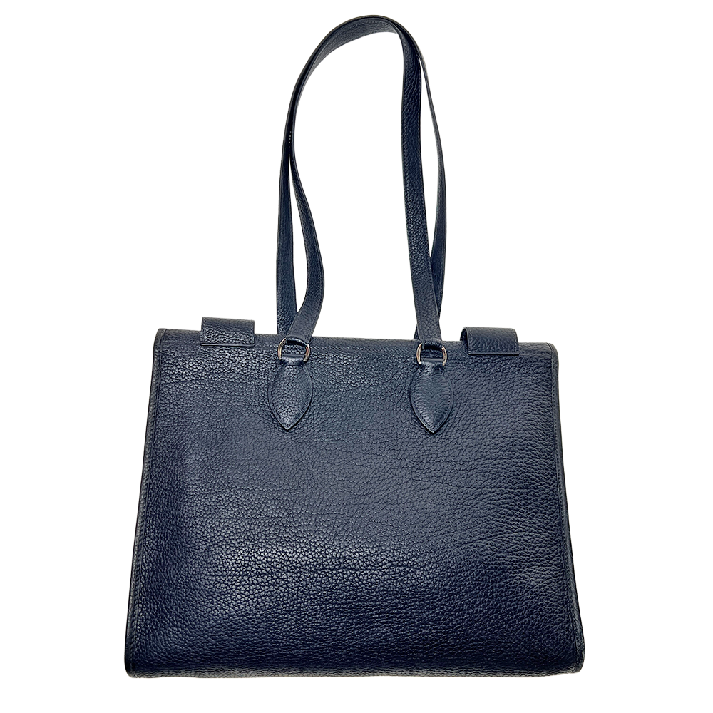 カバGM D刻印 アルデンヌ ブラック×シルバー金具