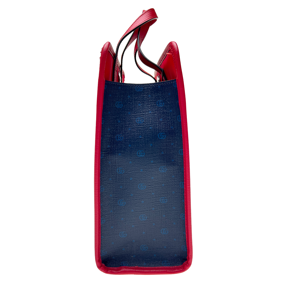 グッチ チルドレンズ トートバッグ ジェットソンズ ネイビー/レッド 605614