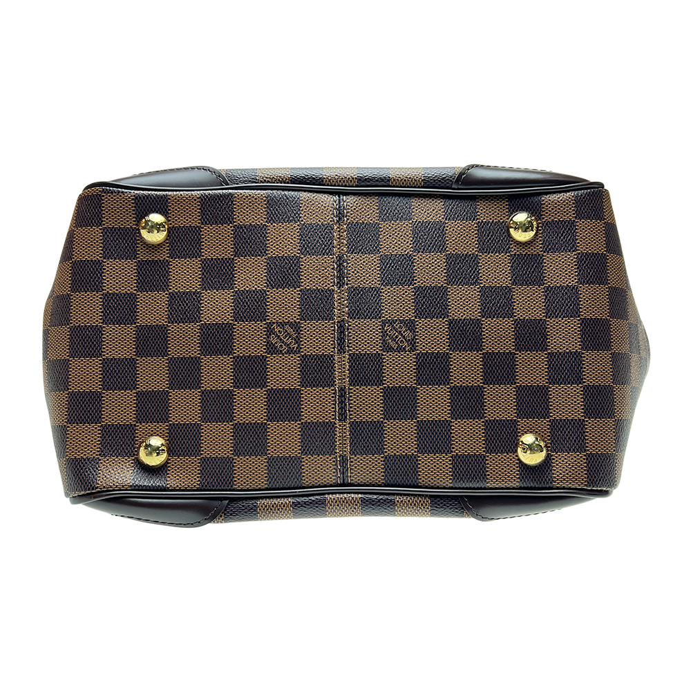 ダミエ ヴェローナPM ハンドバッグ キャンバス ブラウン