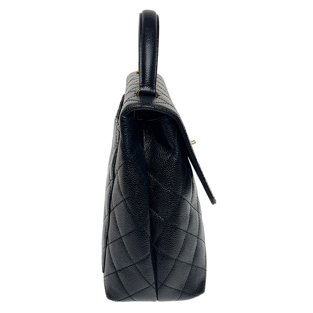 マトラッセ ココマーク ハンドバッグ バッグ マトラッセ キャビアスキン