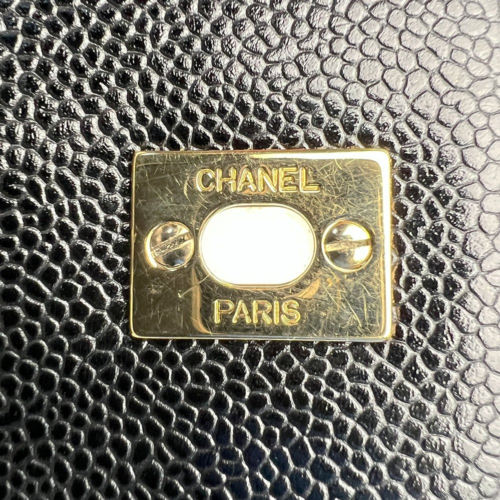 マトラッセ ココマーク ハンドバッグ バッグ マトラッセ キャビアスキン