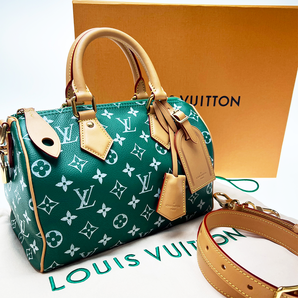 ルイヴィトン モノグラム レザー スピーディ P9 バンドリエール 25cm M24423 2WAYハンドバッグ