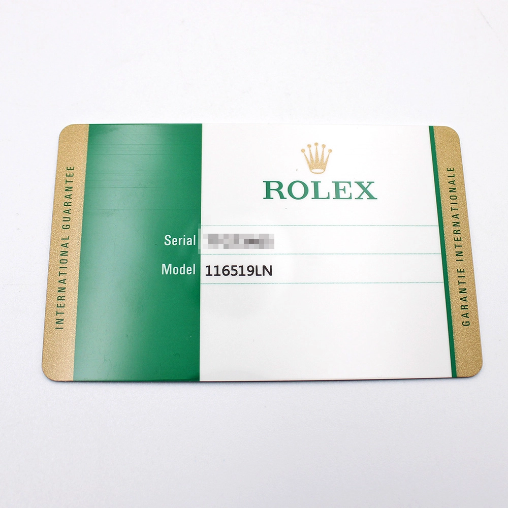 コスモグラフ デイトナ 116519LN ホワイトシェル 8Pダイヤ