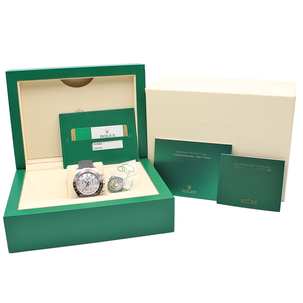 コスモグラフ デイトナ 116519LN ホワイトシェル 8Pダイヤ