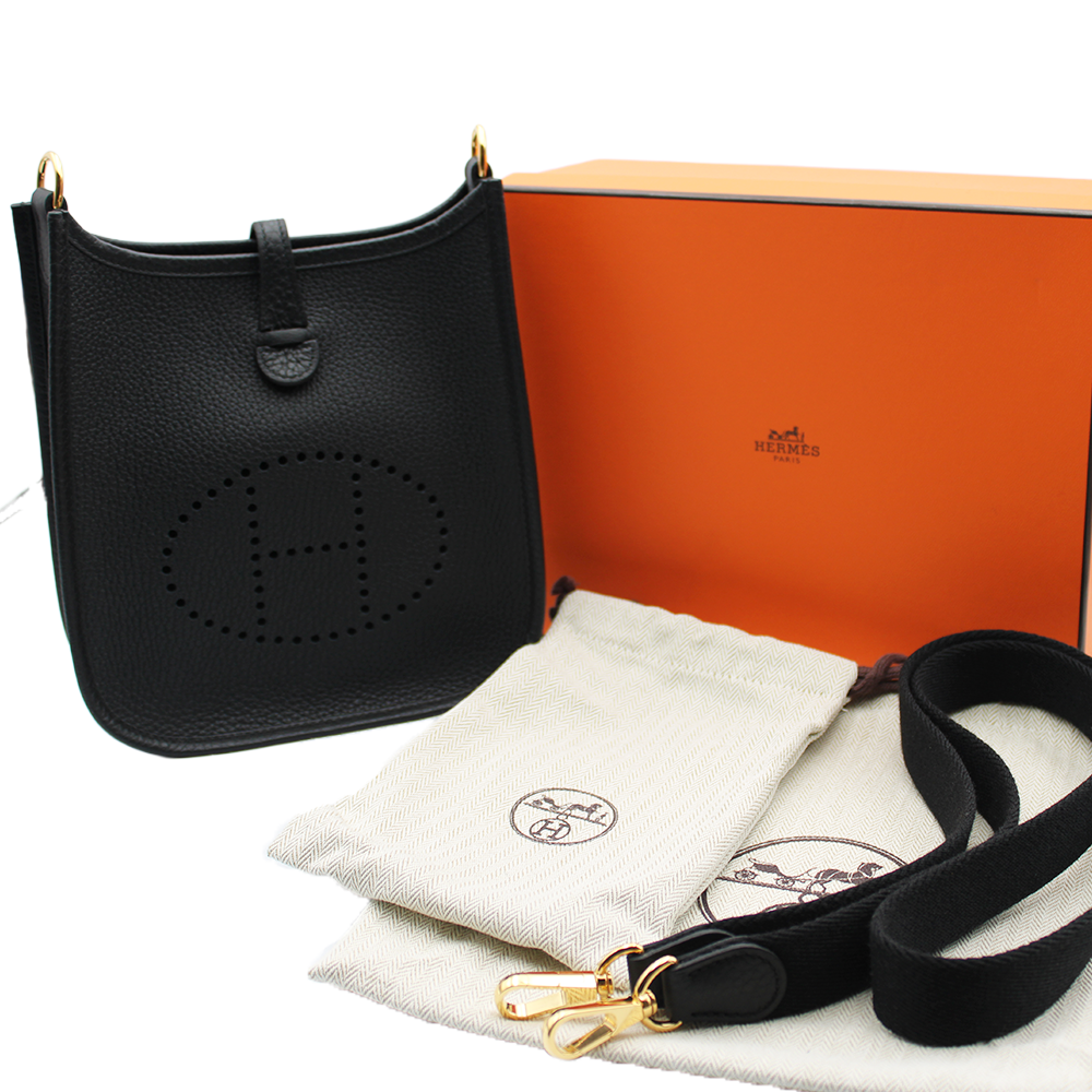 エルメス エヴリンTPM ノワール ブラック W刻印