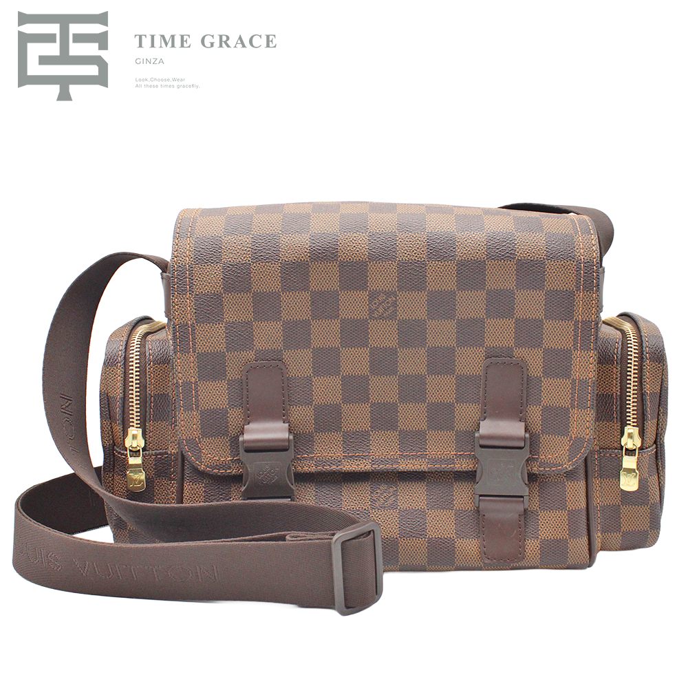 リポーター メルヴィール ショルダーバッグ ダミエ エベヌ N51126