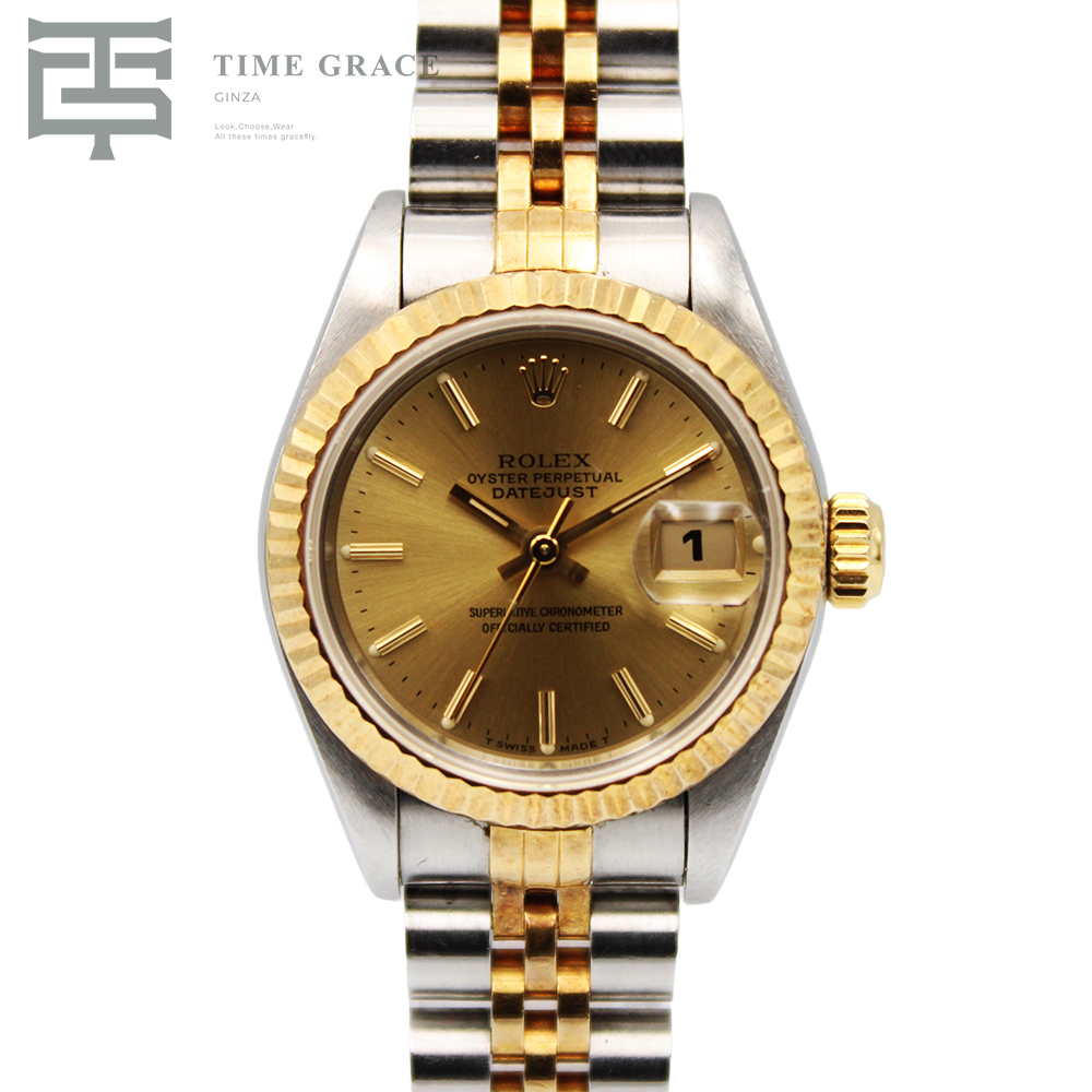 デイトジャスト シャンパン文字盤