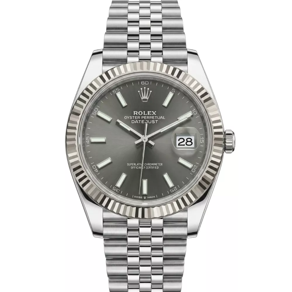 デイトジャスト 41 126334 スレート ジュビリーブレス