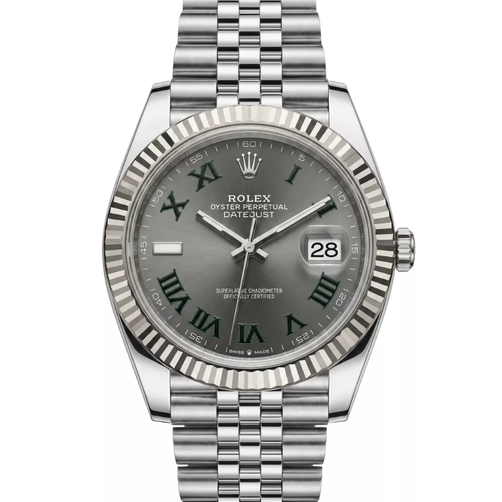 デイトジャスト 41 126334 スレート ローマ ジュビリーブレス