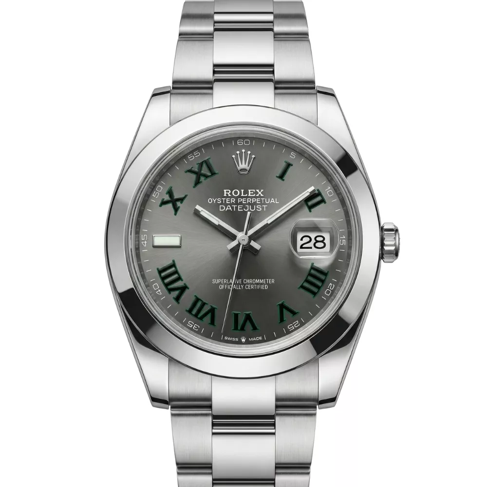 デイトジャスト 41 126300 スレートローマ オイスターブレス