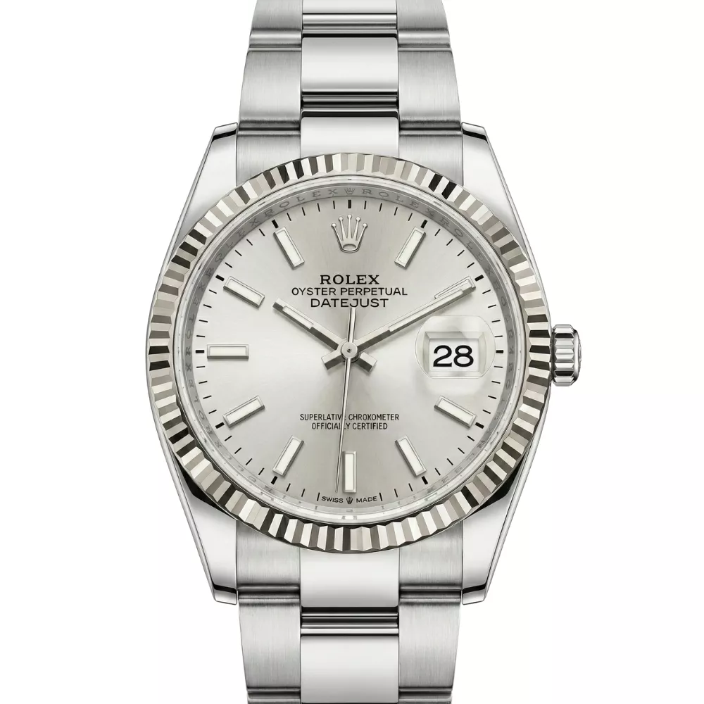 デイトジャスト 36 126234 シルバー オイスターブレス