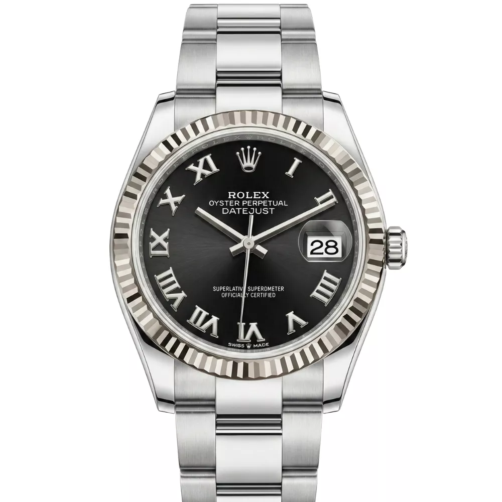 デイトジャスト 31 278274 ブライトブラック ローマン オイスターブレス