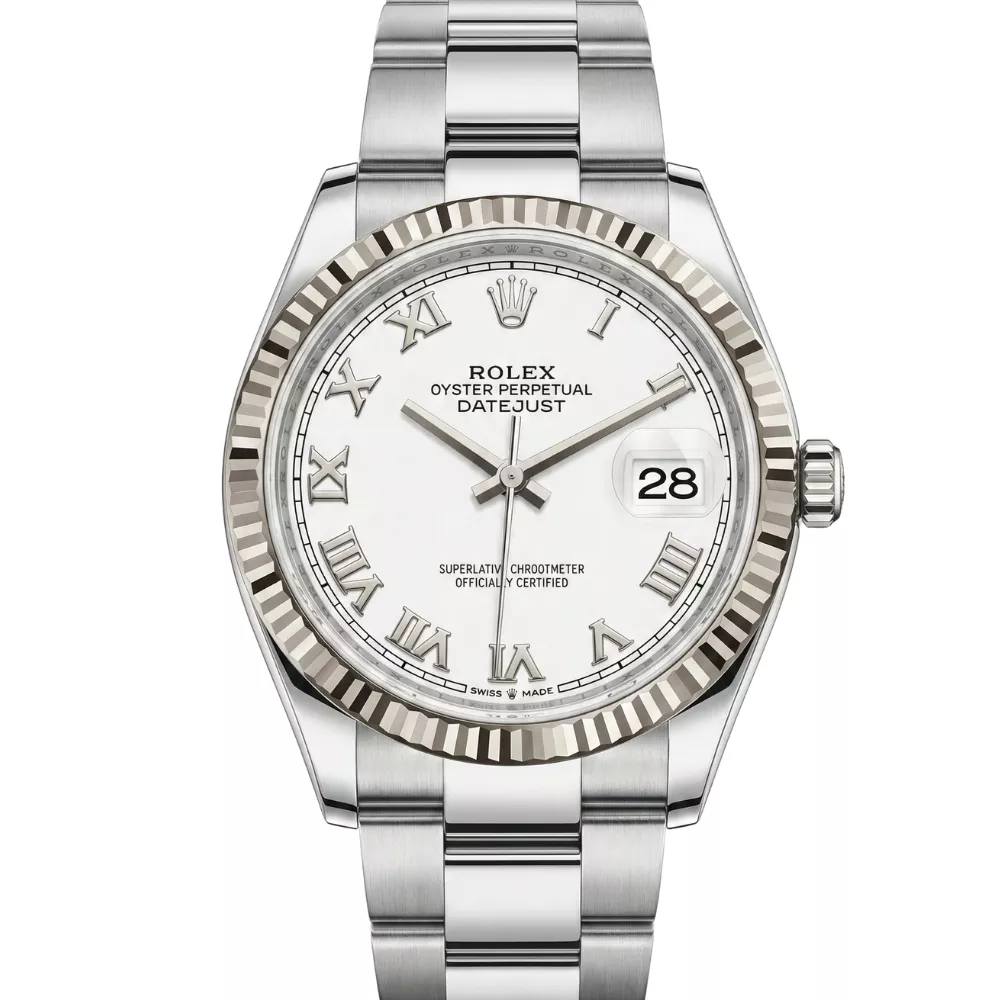 デイトジャスト 31 278274 ホワイトローマン オイスターブレス