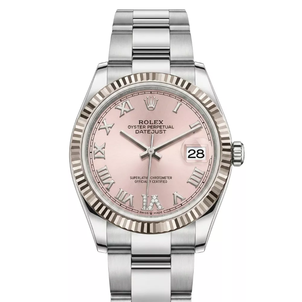 デイトジャスト 31 278274 ピンク ローマン VIダイヤ オイスターブレス