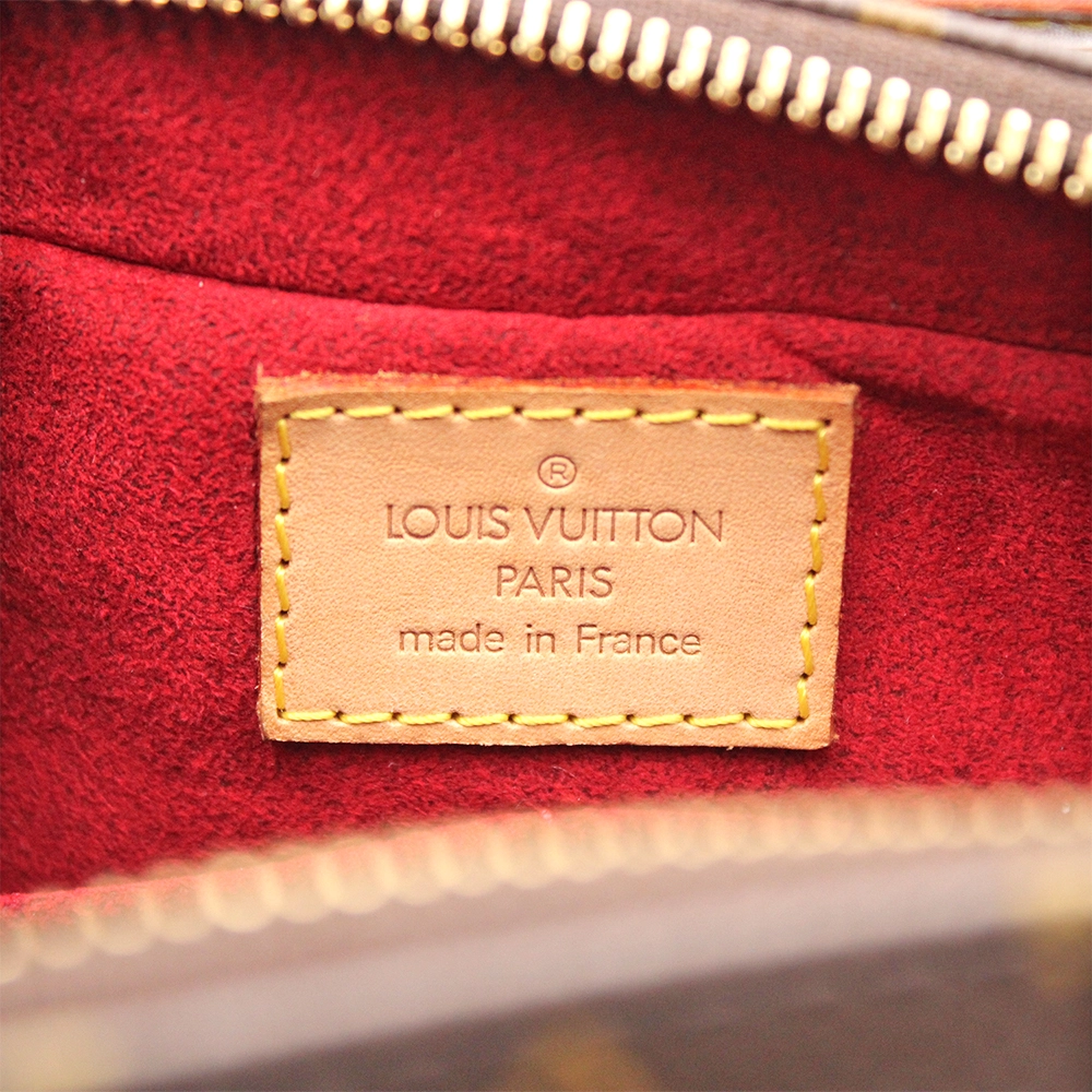 ヴィバシテMM モノグラム ショルダーバッグ バッグ PVCコーティングキャンバス レザー ブラウン系 M51164