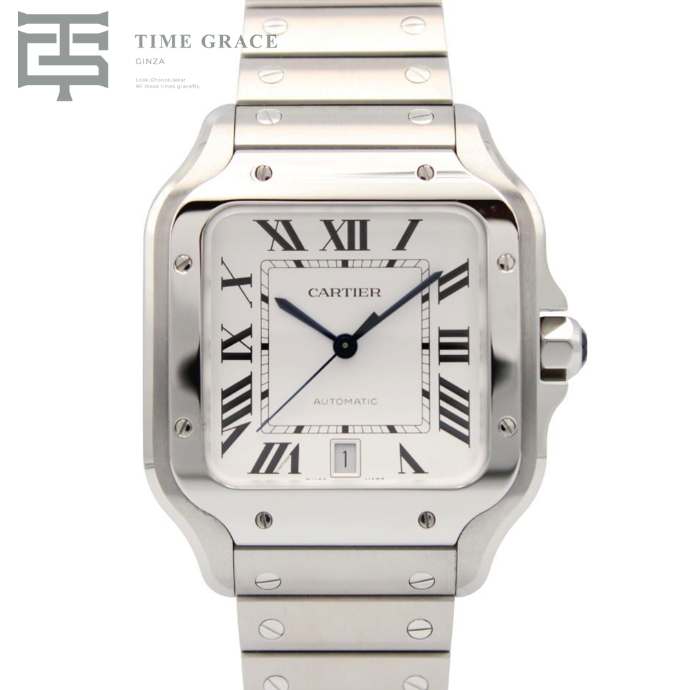 サントス ドゥ カルティエ LM WSSA0018 シルバー