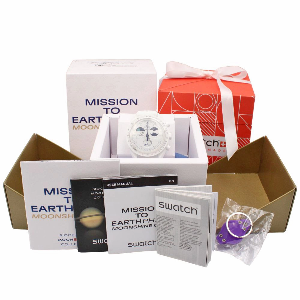 オメガ×スウォッチ ミッショントゥアースフェイズ