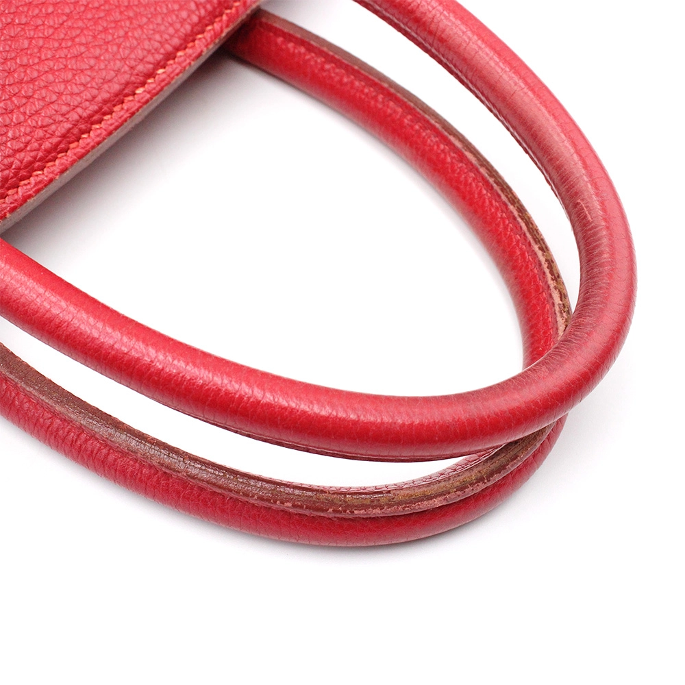 エルメス バーキン30 ルージュカザック トゴ ゴールド金具 ▢F刻