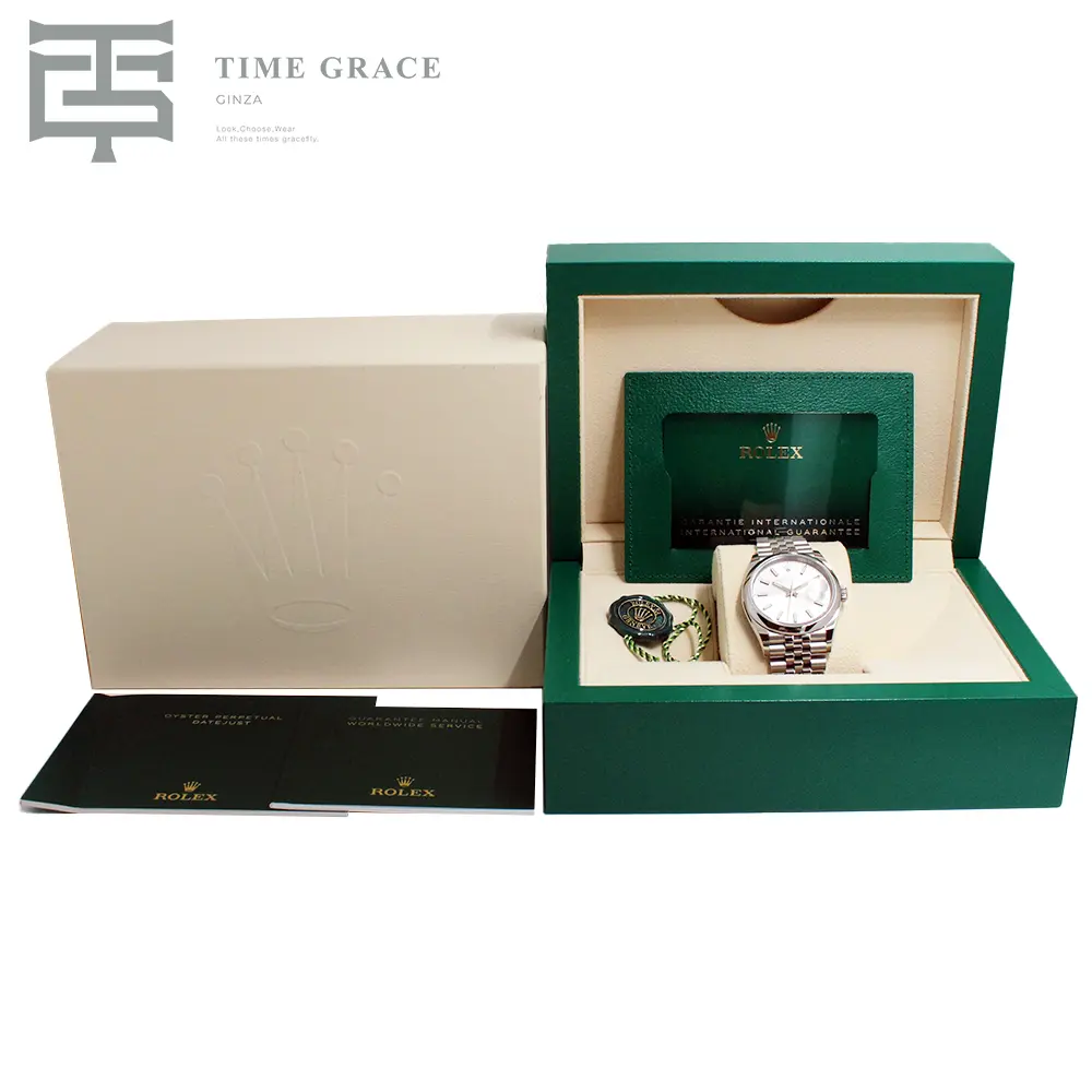 デイトジャスト 36 126200 シルバー ジュビリーブレス