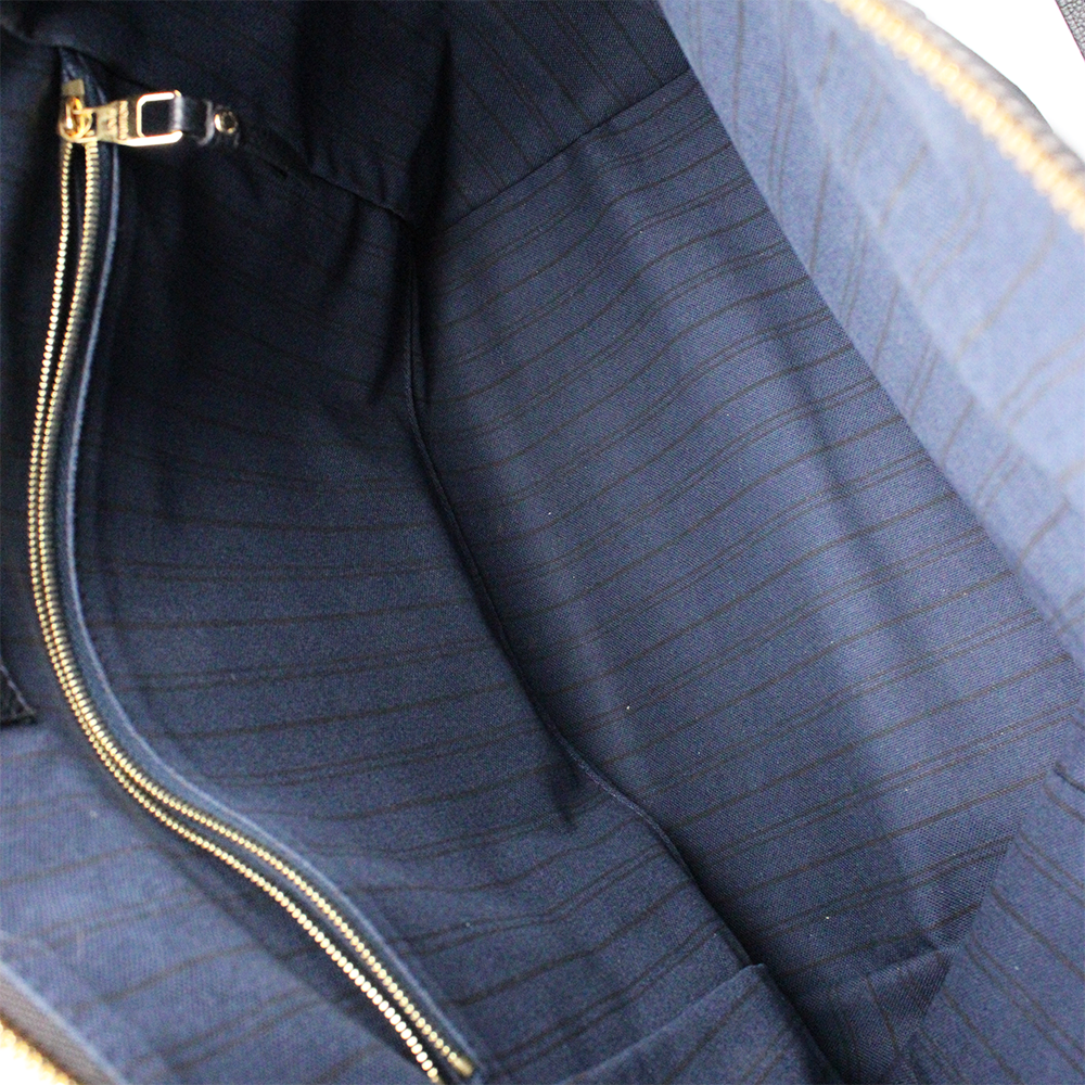 モノグラムアンプラント ルミニューズPM トートバッグ 2WAY ショルダーバッグ レザー アンフィニ 濃紺