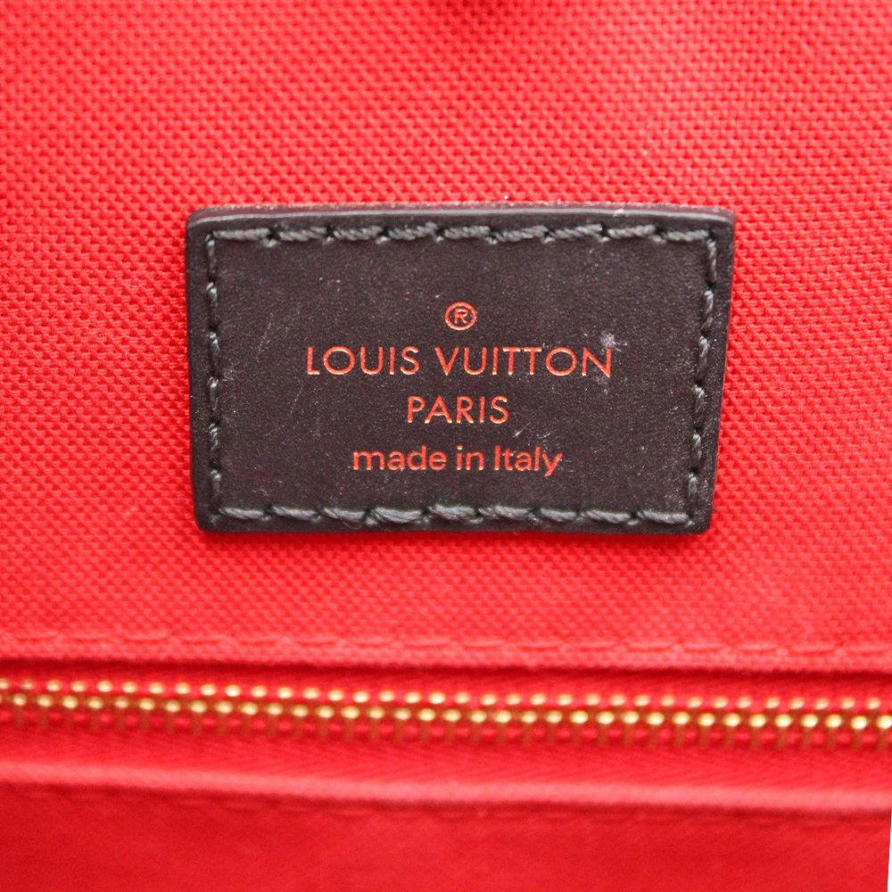 オンザゴーMM モノグラムジャイアント リバース トートバッグ バッグ PVCコーティングキャンバス レザー レディース ブラウン系