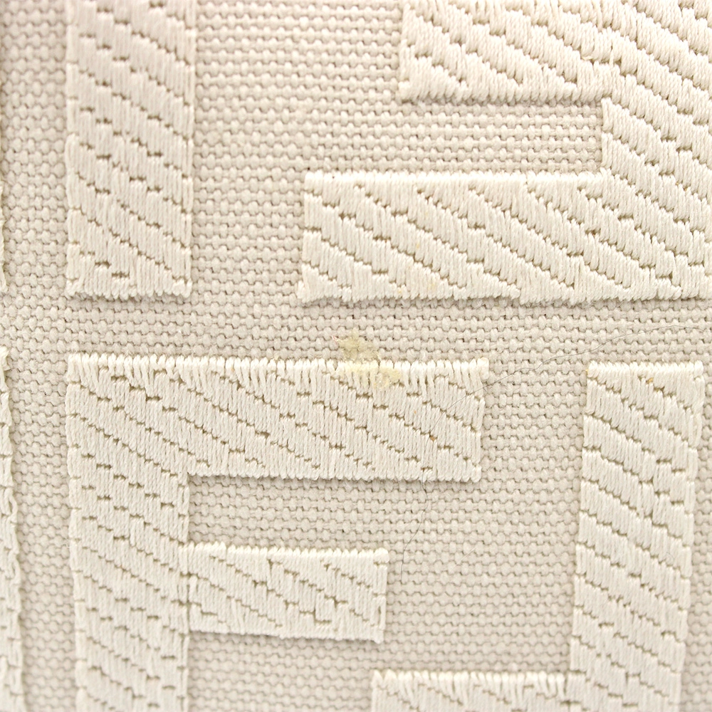 バゲット ハンドバッグ レディース ズッカ柄 グレージュ×ホワイト 8BR600