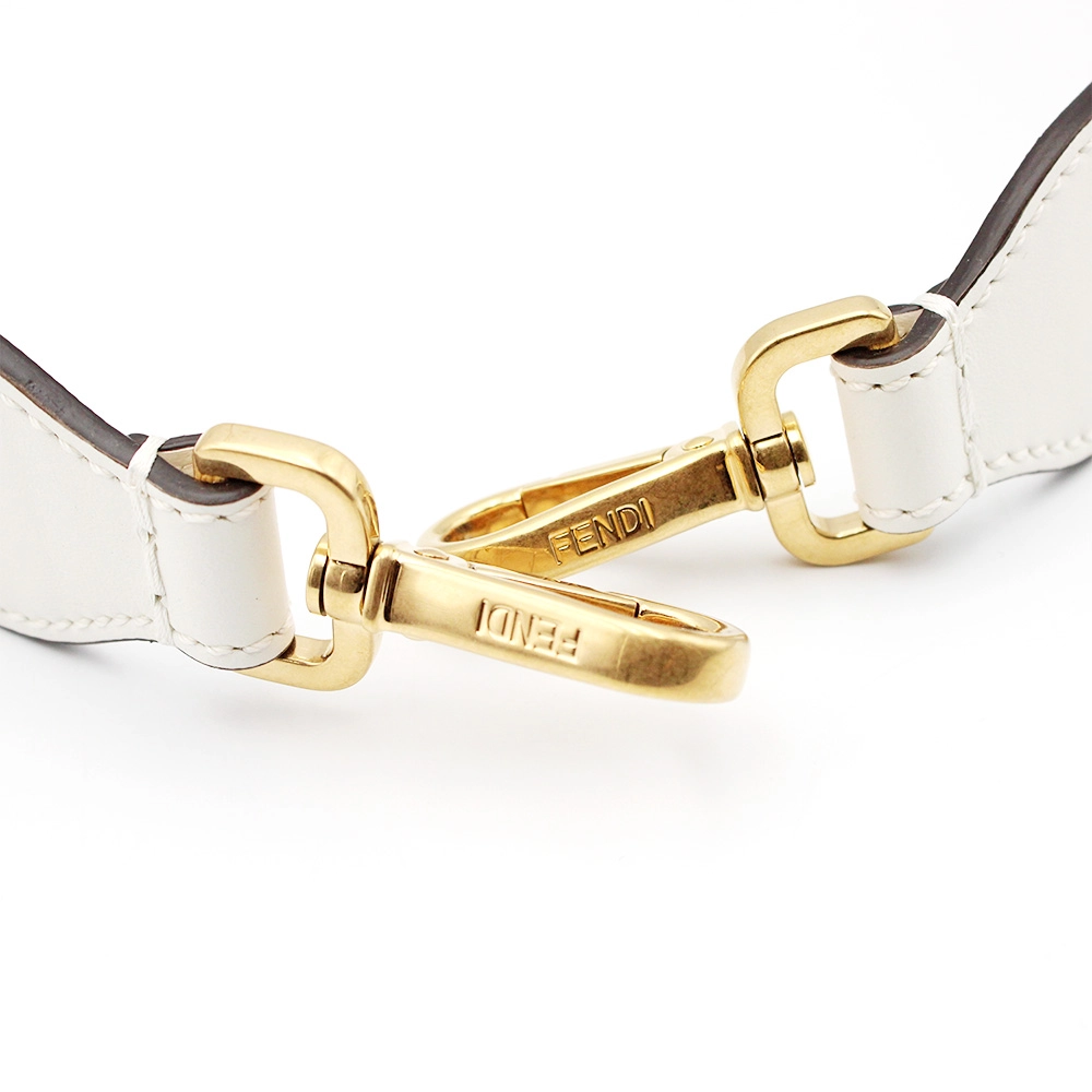 バゲット ハンドバッグ レディース ズッカ柄 グレージュ×ホワイト 8BR600