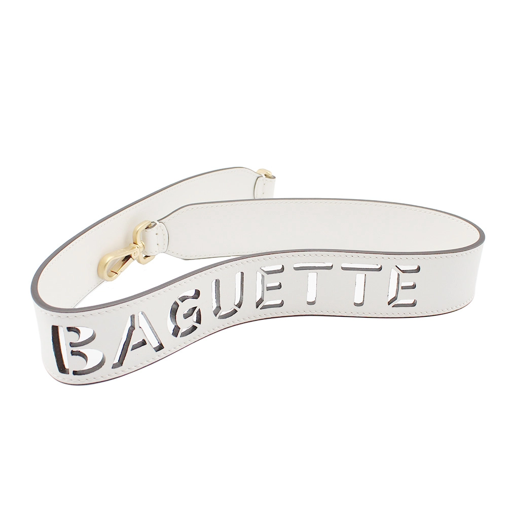 バゲット ハンドバッグ レディース ズッカ柄 グレージュ×ホワイト 8BR600