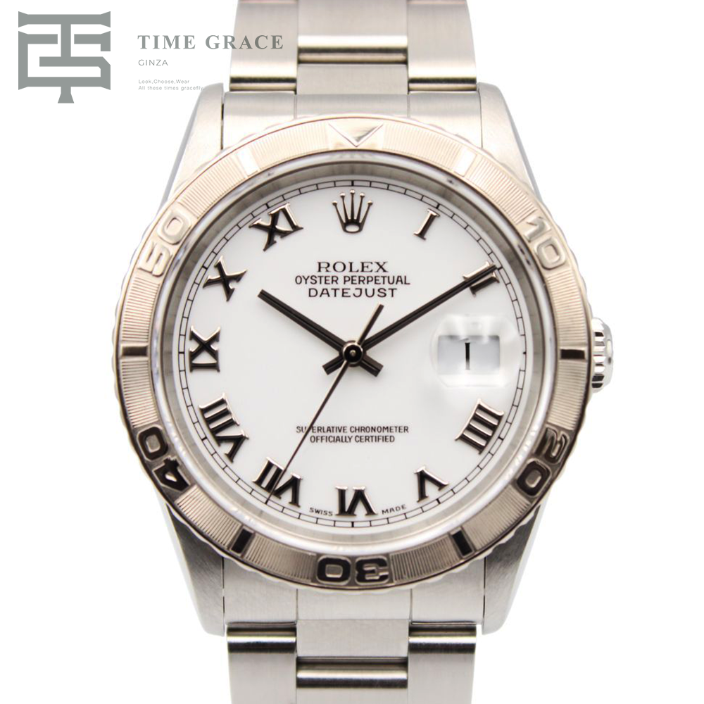 デイトジャスト サンダーバード 16264 ホワイト オイスターブレス