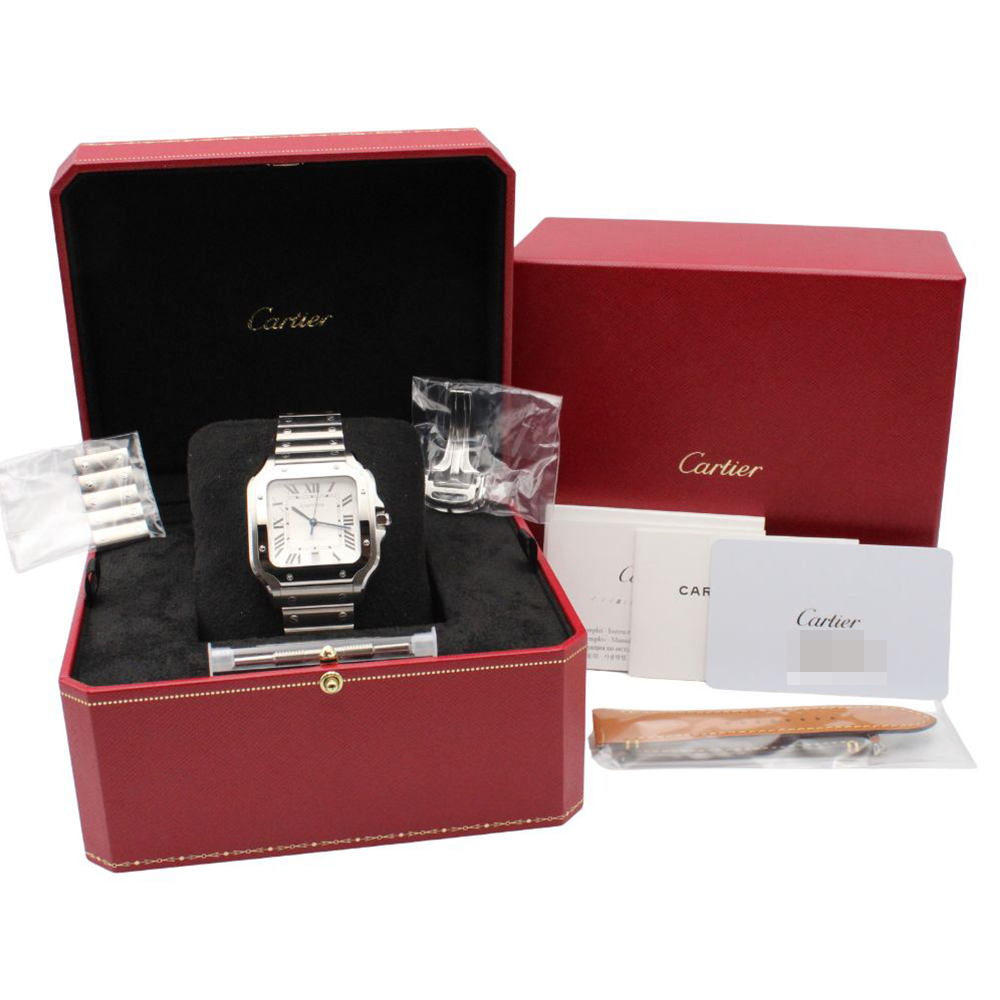 サントス ドゥ カルティエ LM WSSA0018 シルバー
