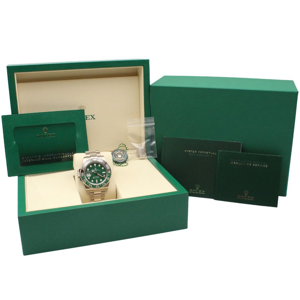 GMTマスターII 126729VTNR グリーン オイスターブレス