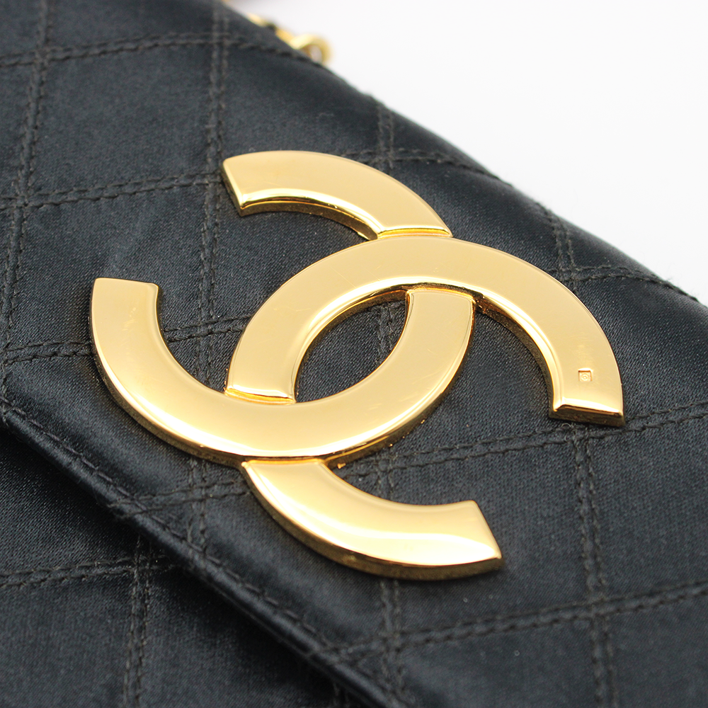 ビコローレ　ショルダーバッグ　デカココ　サテンブラック　1番台