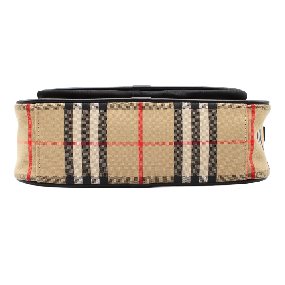 ヴィンテージチェック　クロスボディバッグ　ベージュ