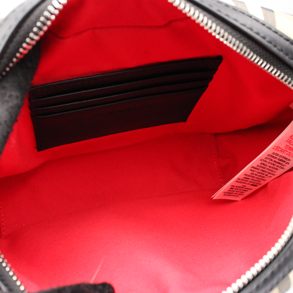 ヴィンテージチェック　クロスボディバッグ　ベージュ