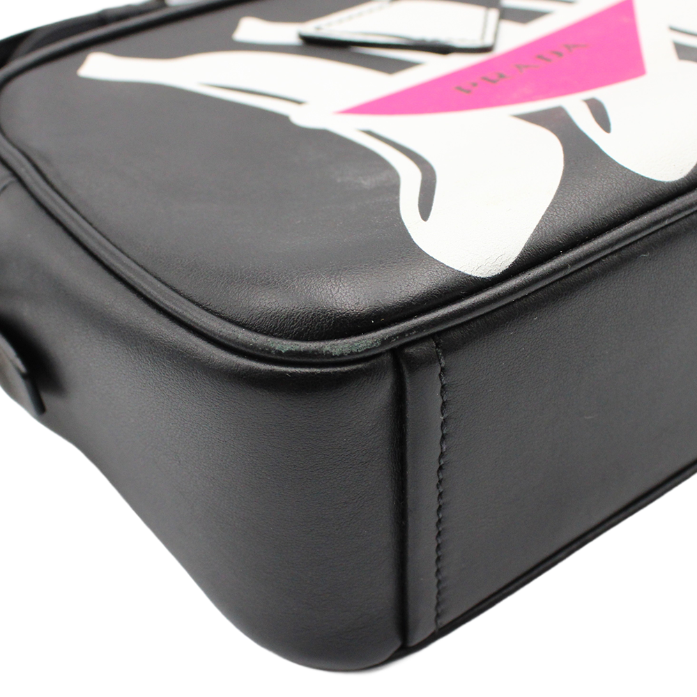 バナナプリント　ショルダーバッグ