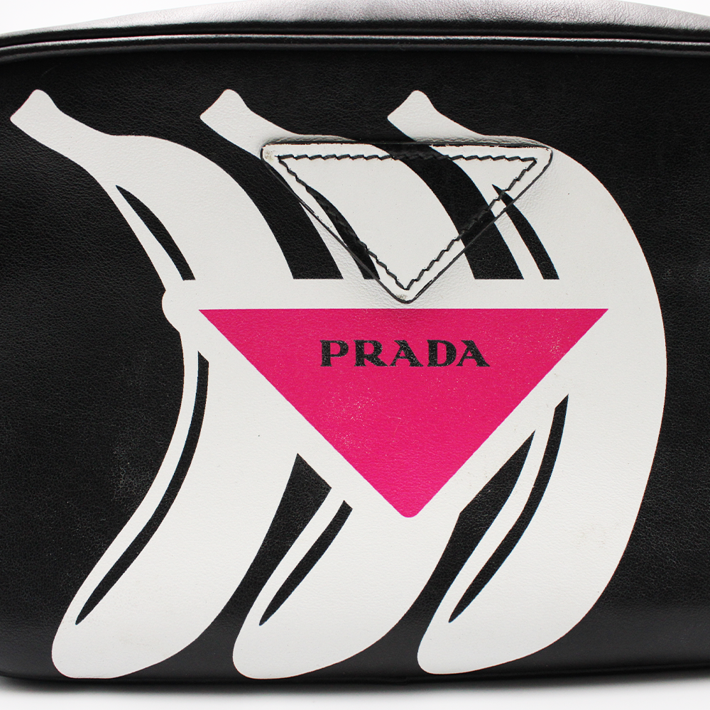 バナナプリント　ショルダーバッグ