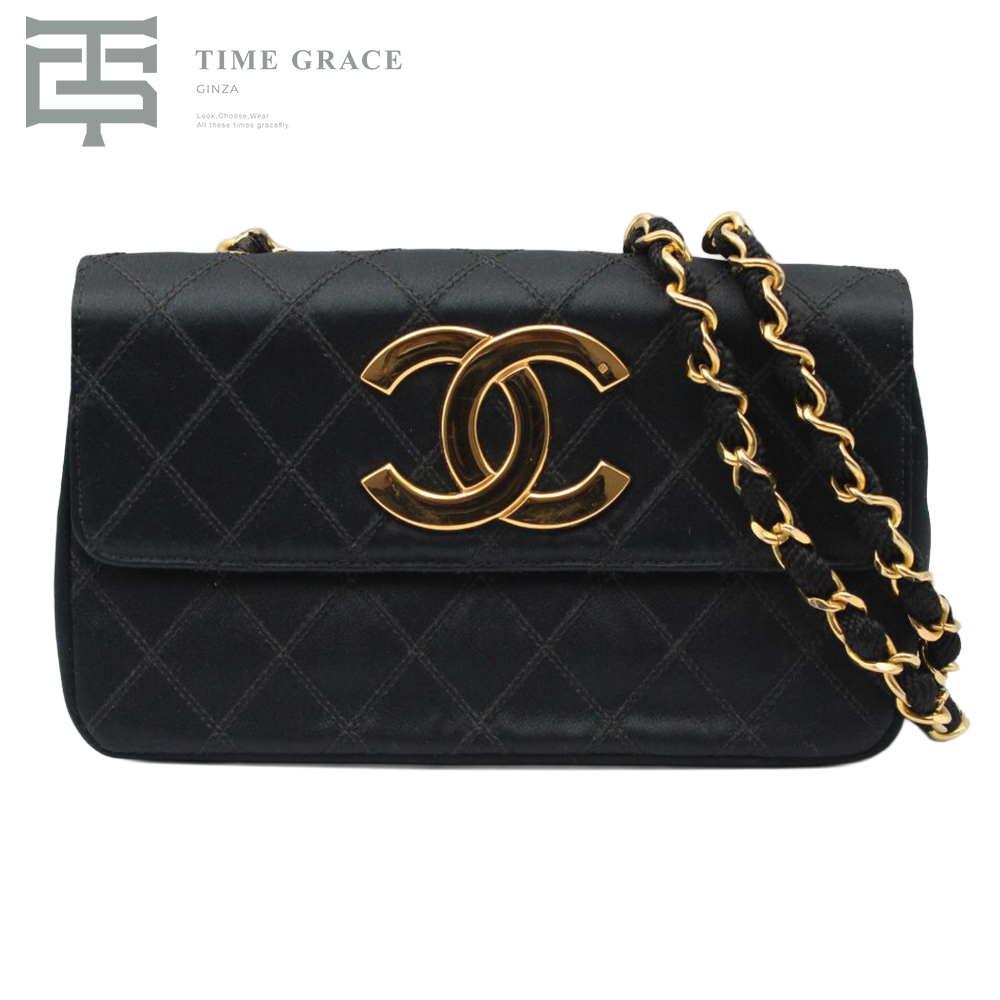 ビコローレ　ショルダーバッグ　デカココ　サテンブラック　1番台