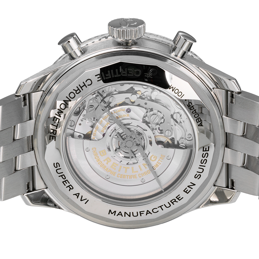 スーパー アヴィ B04 クロノグラフ GMT 46 カーチス ウォーホーク AB04452A1L1A1