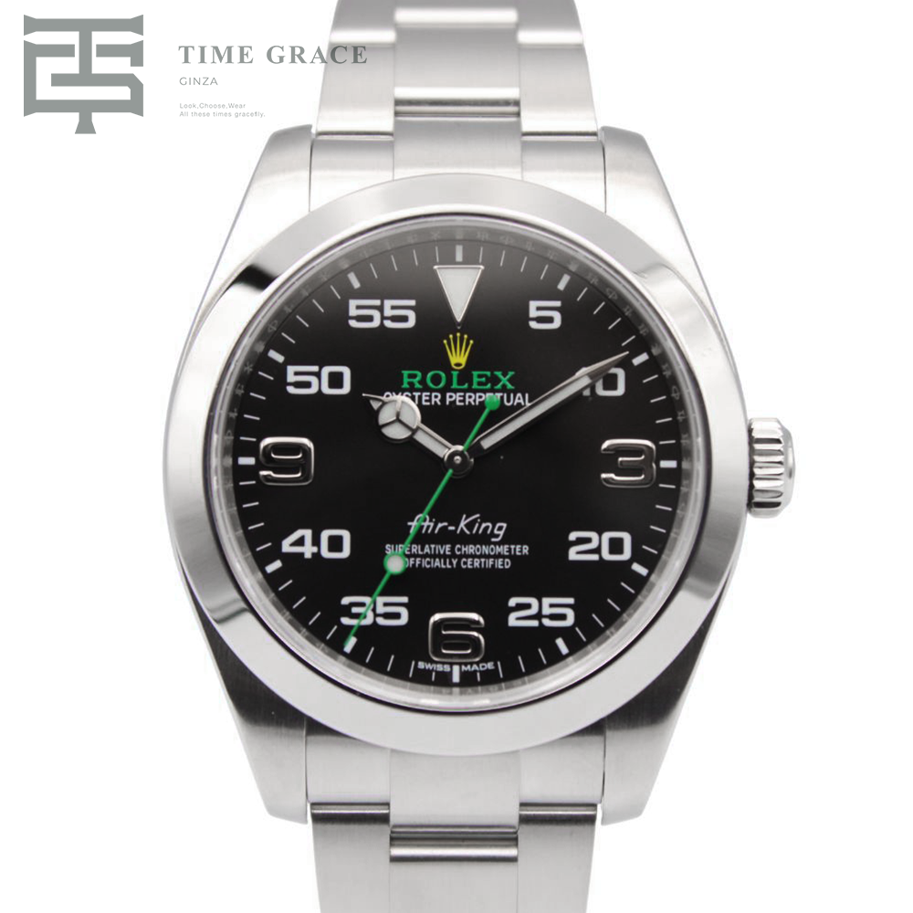 エアキング 116900 アラビア オイスターブレスレット ブラック