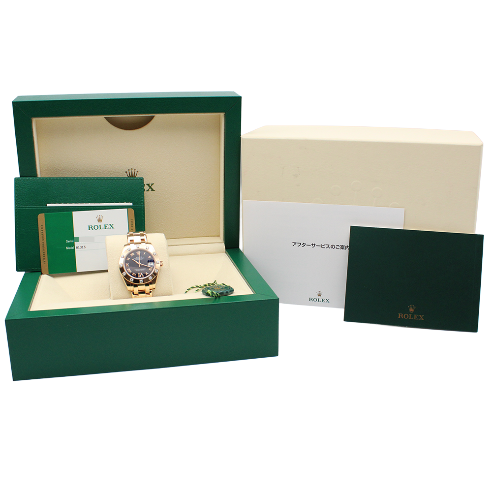 デイトジャスト パールマスター 81315 チョコレート