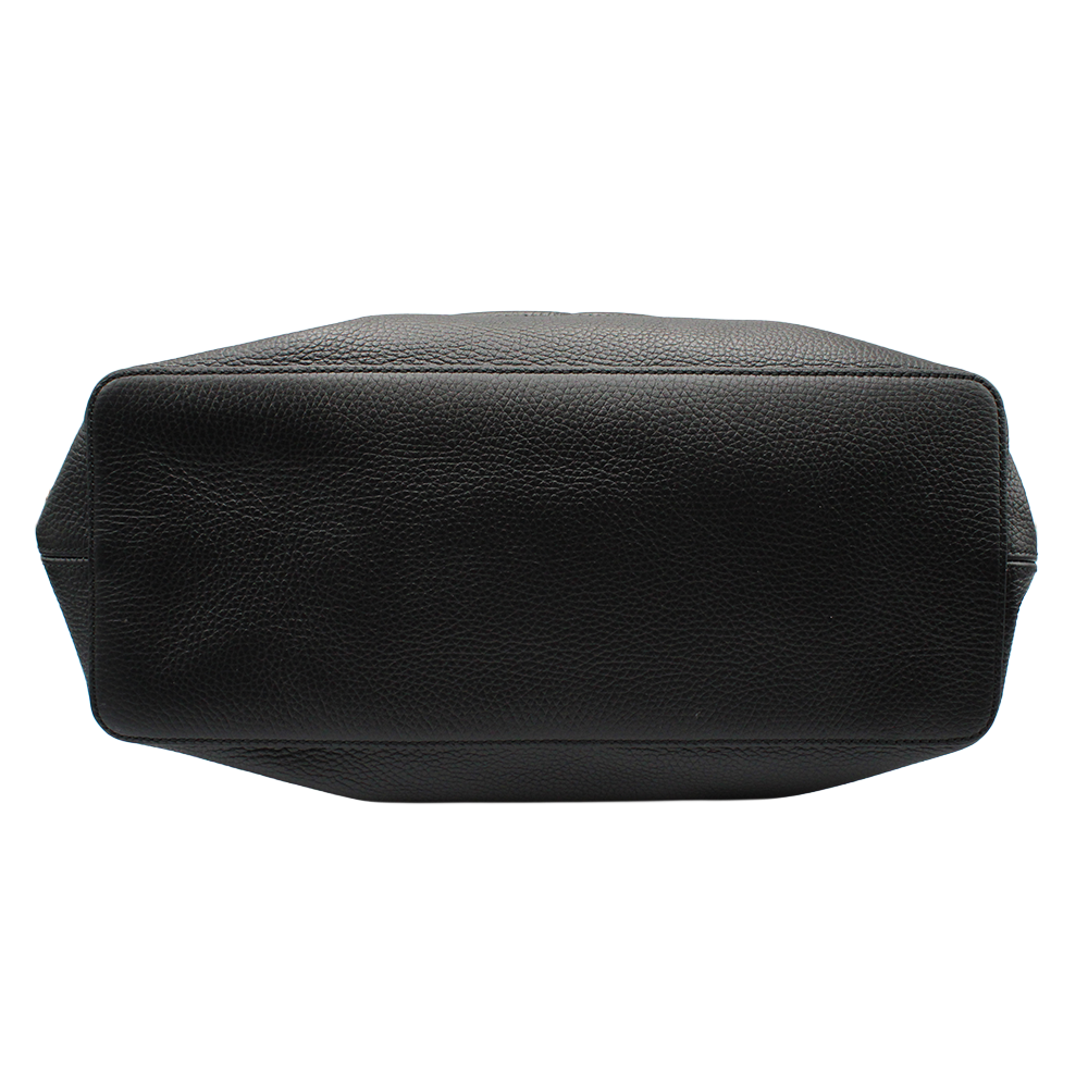 ソーホー フリンジ ショルダーバッグ 2WAY ワンショルダー セミショルダー レザー ブラック 黒 536194