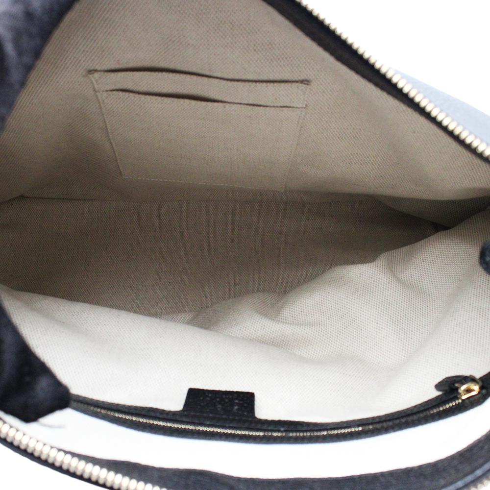 ソーホー フリンジ ショルダーバッグ 2WAY ワンショルダー セミショルダー レザー ブラック 黒 536194