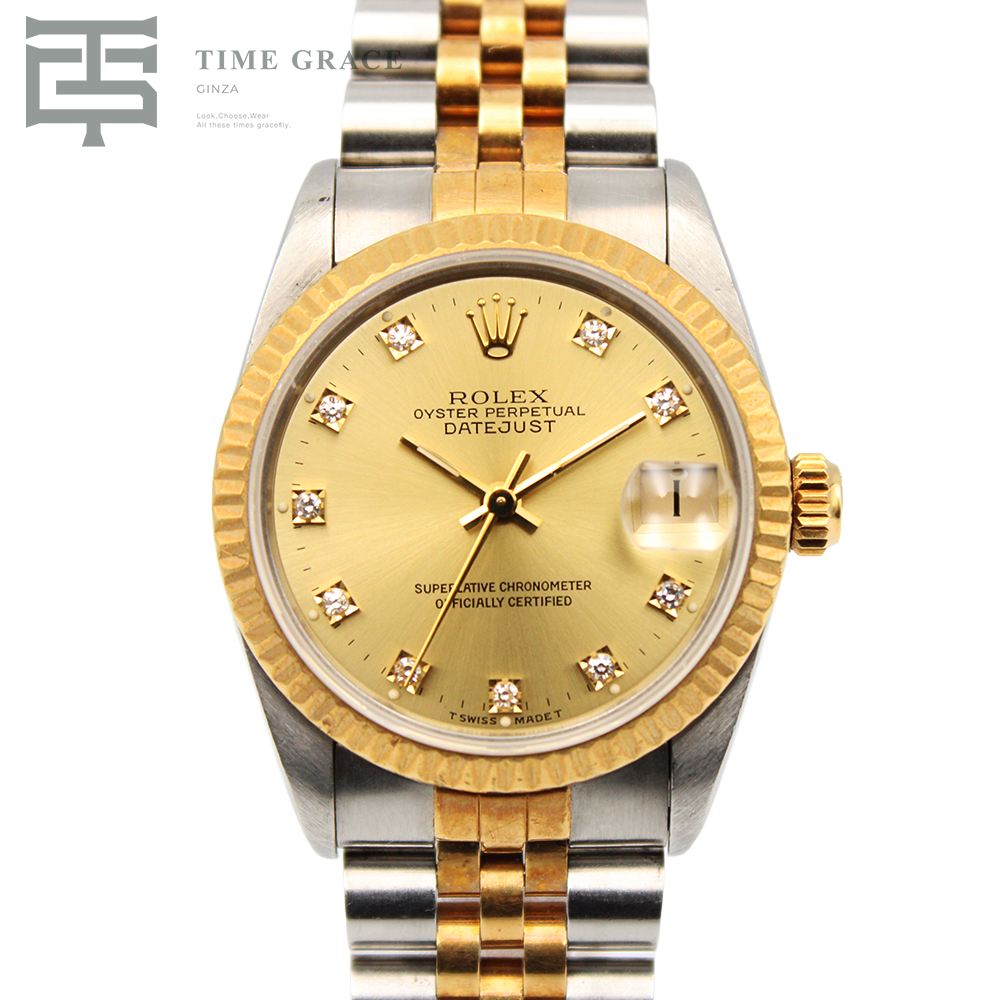 デイトジャスト31 68273G E番 シャンパン ジュビリーブレス