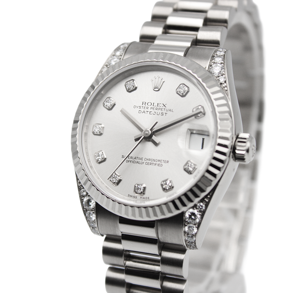 デイトジャスト31 178239 V番 シルバー プレジデントブレス