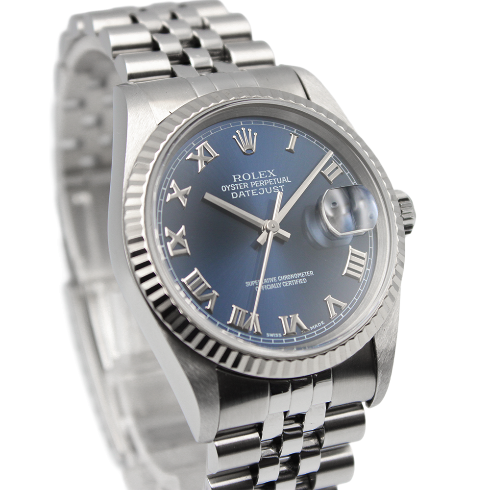 デイトジャスト36 16234 ブルー ジュビリーブレス