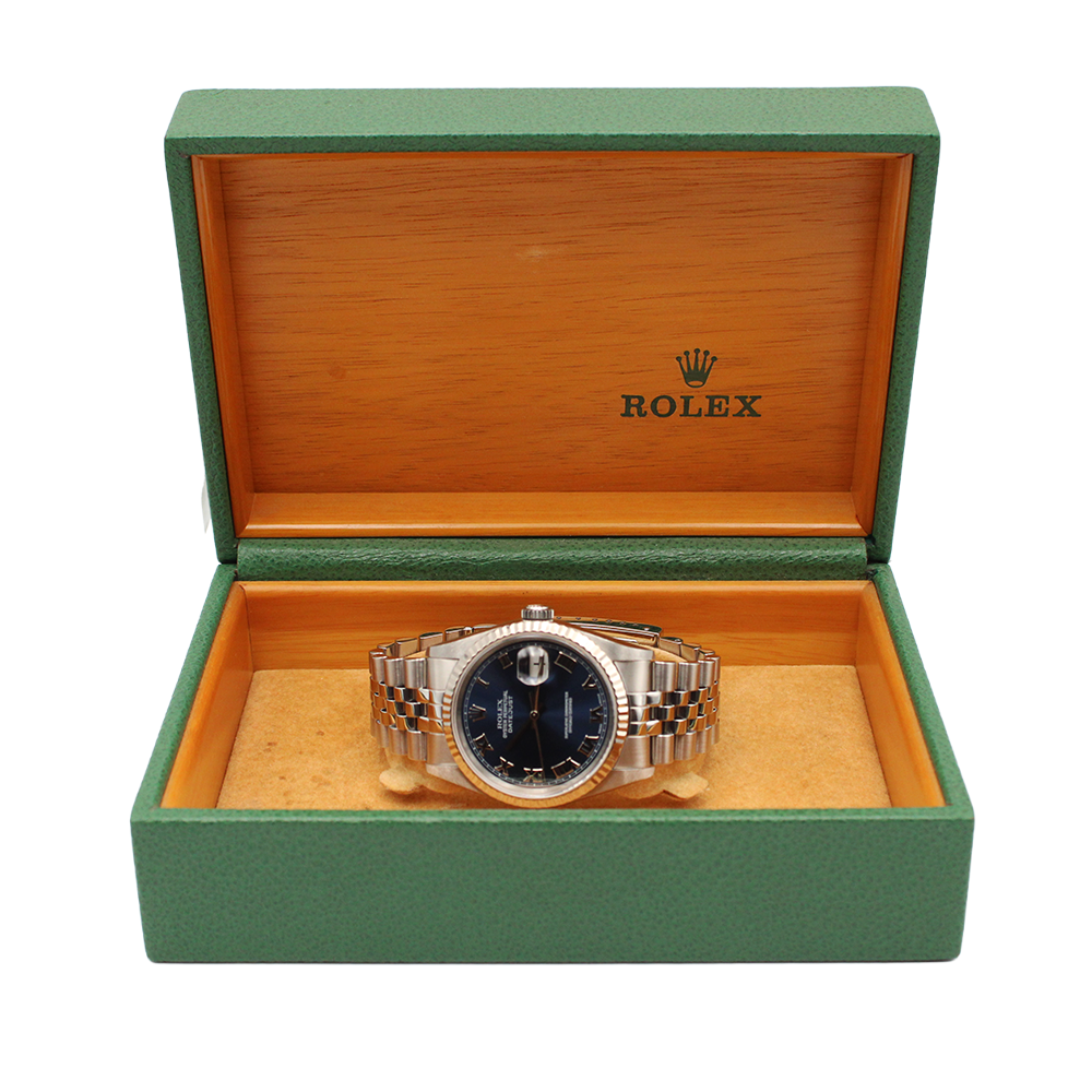 デイトジャスト36 16234 ブルー ジュビリーブレス