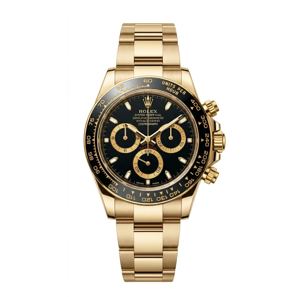 コスモグラフ デイトナ 126508 ゴールデン カウンターリング、ブラック