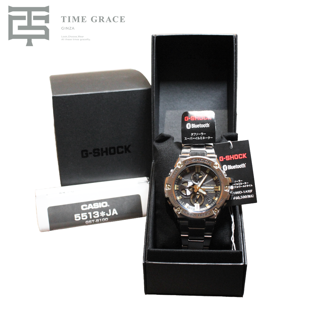 G-SHOCK G-STEEL GST-B100D-1A9JF/ カシオ 時計 メンズ / TIME