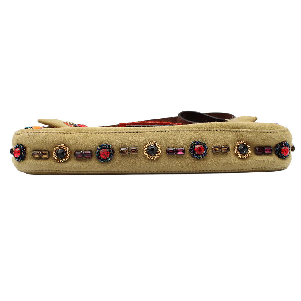 マンマバケット ズッカ柄 ビーズ ハンドバッグ ワン ショルダーバッグ