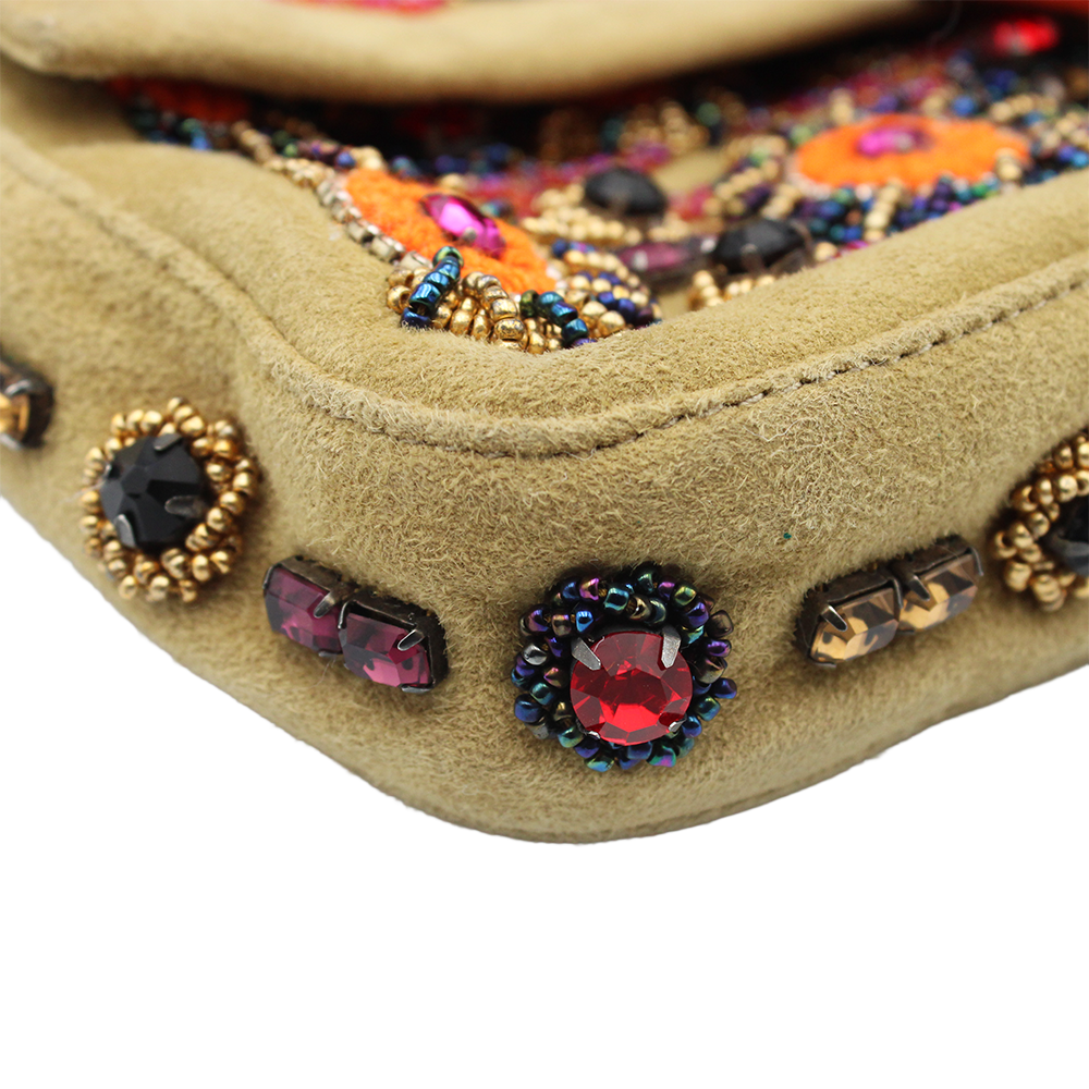 マンマバケット ズッカ柄 ビーズ ハンドバッグ ワン ショルダーバッグ